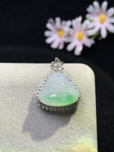 Carved Jadeite Pendant