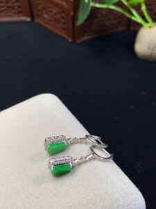 Burmese Jade Earrings