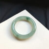Chinese jade bracelet 55.9mm ice flower jade bangle side angle