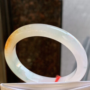 Ice Jelly Floating Yellow Jadeite Guifei Bangle – 51.5mm, Old Mine, Luminous & Radiant