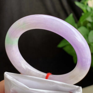 Spring-Color Plump Round Bar Jadeite Bangle | 55.5mm Inner Diameter | Old Mine Fine Texture & Bright Hue